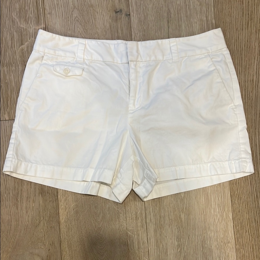 Loft cotton Women's White Shorts. Size 8